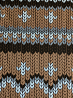 Brown Knit Print-Fabric Destash 54" Wide X 72" Tall