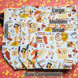 Cartoon dog bag, small project bag