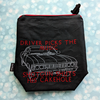 Driver Picks the Music, Supernatural, Small zipper Bag