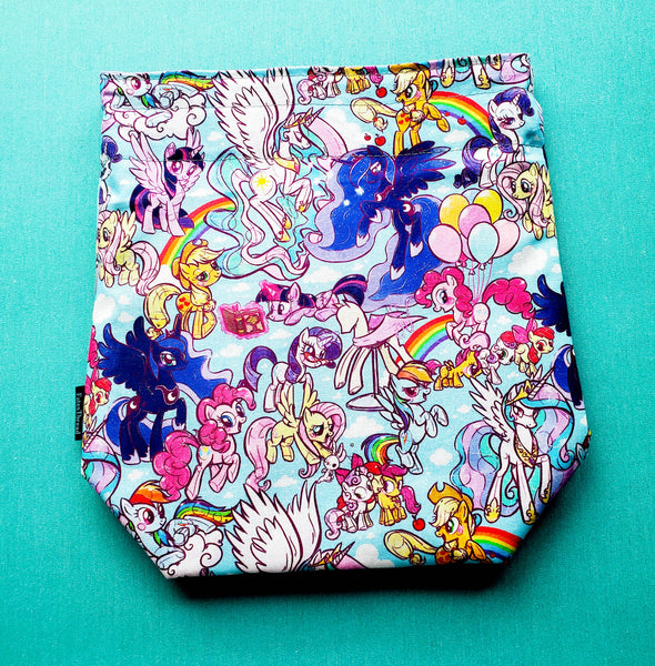 Party Ponies, small project bag