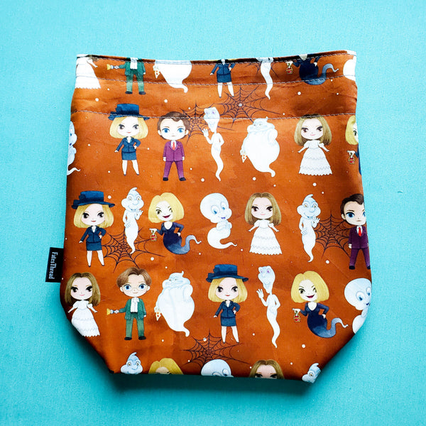 Friendly Ghost, small project bag