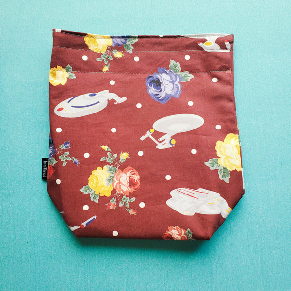 Floral Trek, small project bag