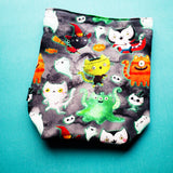 Monster Kitties, Cat, small project bag