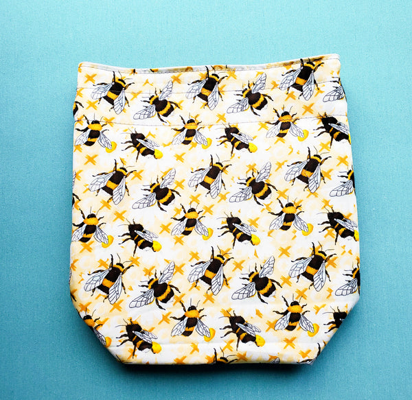 XO Bee Project Bag, small project Bag