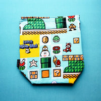 Video game bag, Plumber, Knitting Project Bag