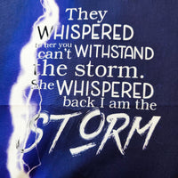 I am the Storm, small zipper bag