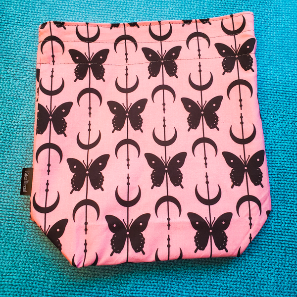 Butterflies and Moons, Small Project Bag