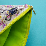 Fraser Floral, Scotland, small zipper bag