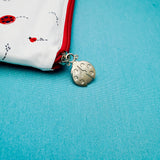 Ladybugs, small zipper bag