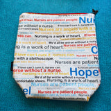 Hero Nurse Quotes, Small zipper Bag