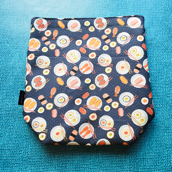 Sashiko Sushi, Small Project Bag