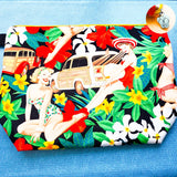 Aloha Girls, Hawaii Pin up, Jumbo zipper project bag