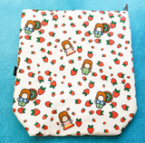 Kaylee Strawberries, Firefly, large zipper bag