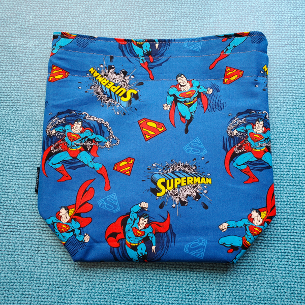 Kryptonite comic hero, small project bag