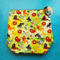 King of the Jungle, Lion, small zipper Bag