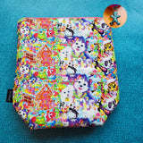 Rainbow Animal Christmas bag, Small zipper Bag