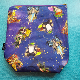 Garden Fairies, Faeries, Small zipper Bag