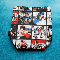 Roller Derby Girls, small Project Bag