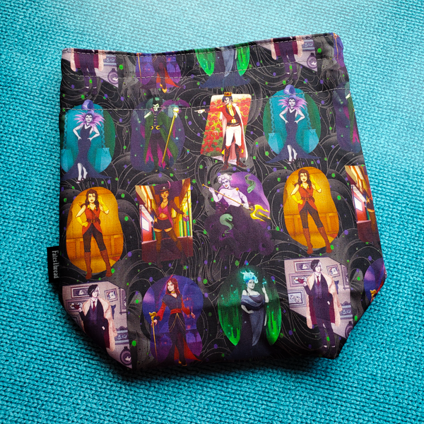 Gender swapped Villains, small Project Bag