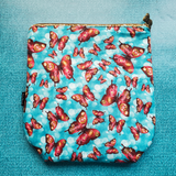 Steampunk Butterfly, small zipper Bag