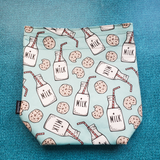 Cookies and Milk, small project bag