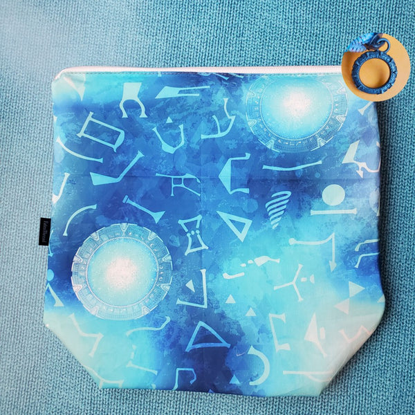 Star Gate Portal, medium zipper bag