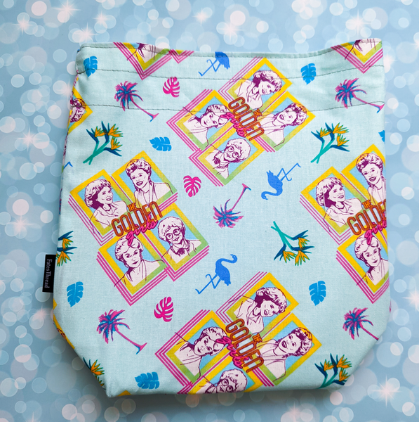 Golden television, Flamingos, small project bag