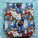 Sled Dogs, small project Bag