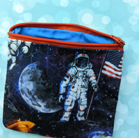 Astronaut in Space, zipper pouch