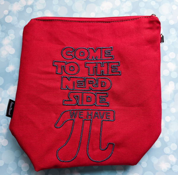 Come to the nerd side, we have Pi, small zipper Bag