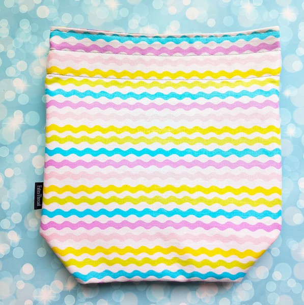 Easter egg Project bag, small project bag