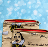 Shakespeare Insults, zipper pouch