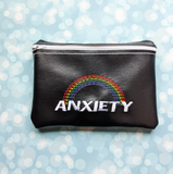 Rainbow Anxiety, crochet hook case