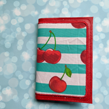 Striped Cherries, Notebook Cover