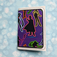 Rainbow Sailor Soldier Silhouettes, Notebook Cover