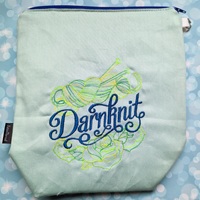 DarnKnit, small zipper bag