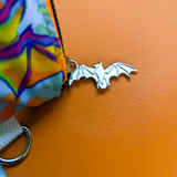 Rainbow Bats, small zipper Bag