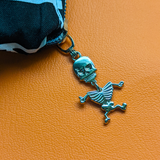 Dancing Skeletons, small zipper bag