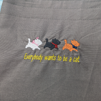 Everybody wants to be a cat, small project bag