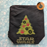 Rebel Wars Christmas Tree, small zipper Bag