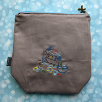 Penguin Cookie Time, small zipper Bag