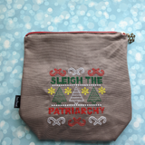 Sleigh the Patriarchy, small zipper Bag