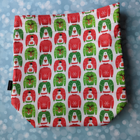 Christmas Sweaters, medium project bag