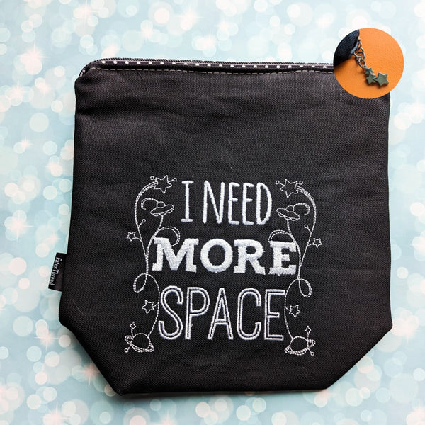 I Need More Space, small zipper Bag