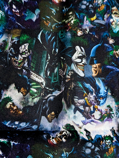 Dark Knight Comic -Fabric Destash 37" Wide X 36" Tall