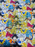 Dragon Anime -Fabric Destash 37" Wide X 39" Tall