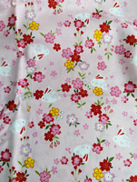 Sakura Rabits -Fabric Destash 42" Wide X 53" Tall