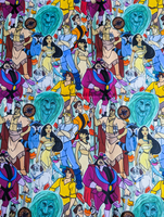 Pocahontas -Fabric Destash 55" Wide X 36" Tall