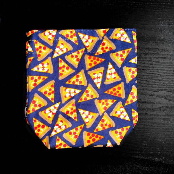 Pizza Project bag, small project bag