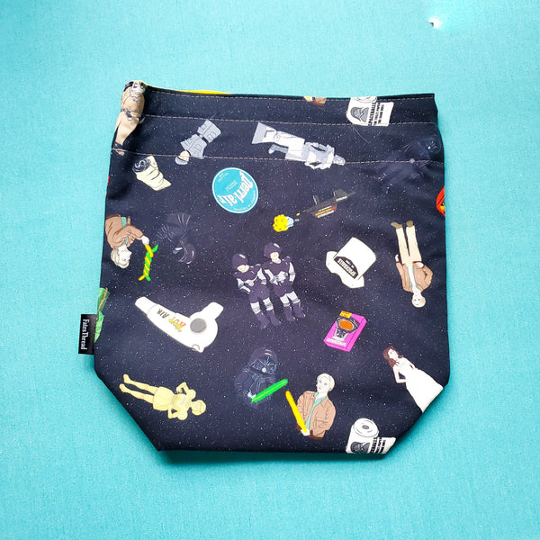 Space Parody bag, small project bag
